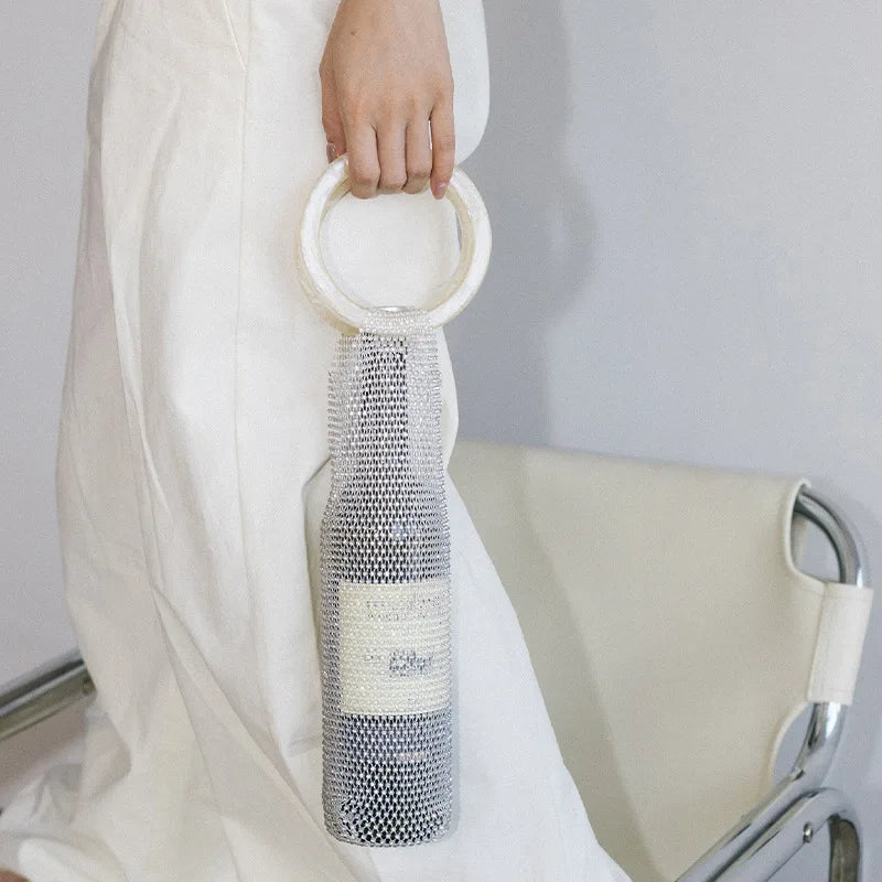 LUXE DIAMANTÉ WINE CARRY BAG