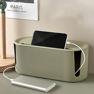 CABLE STORAGE BOX WITH OPEN TOP