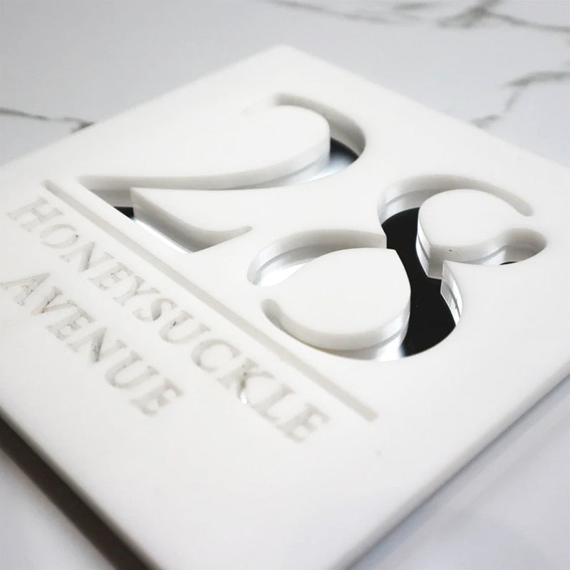 PERSONALISED HOUSE NUMBER SIGN