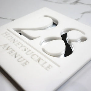 PERSONALISED HOUSE NUMBER SIGN