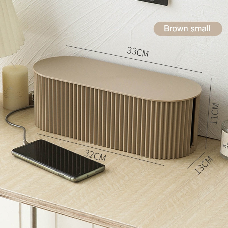CABLE ORGANISER WITH FLAT TOP