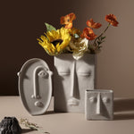 Load image into Gallery viewer, FACE SCULPTURE VASES
