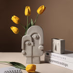 Load image into Gallery viewer, FACE SCULPTURE VASES
