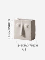 Load image into Gallery viewer, FACE SCULPTURE VASES
