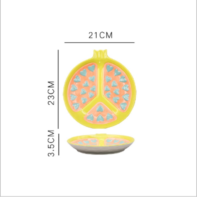 FRUIT AND VEGTABLE CERAMIC DISHES
