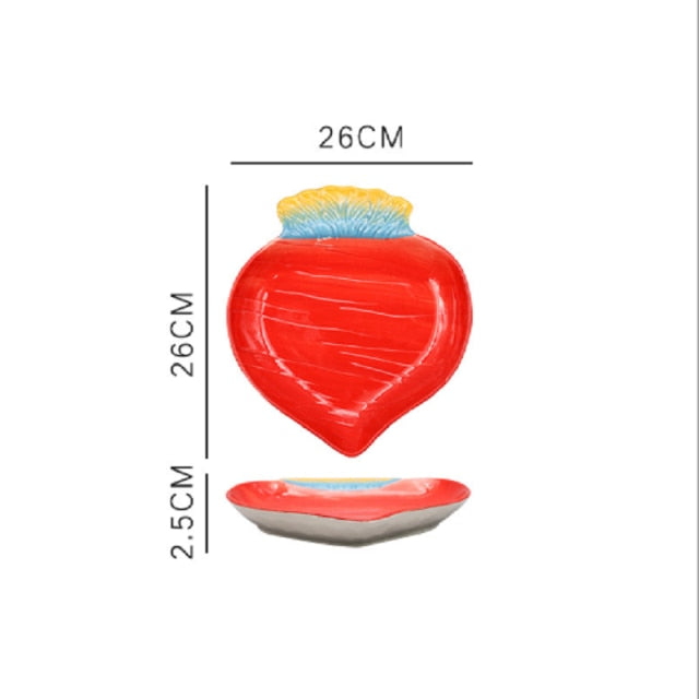 FRUIT AND VEGTABLE CERAMIC DISHES