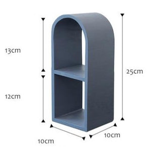WOODEN ARCH DISPLAY SHELVES