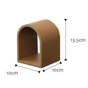 WOODEN ARCH DISPLAY SHELVES