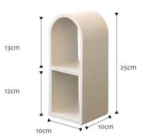 WOODEN ARCH DISPLAY SHELVES
