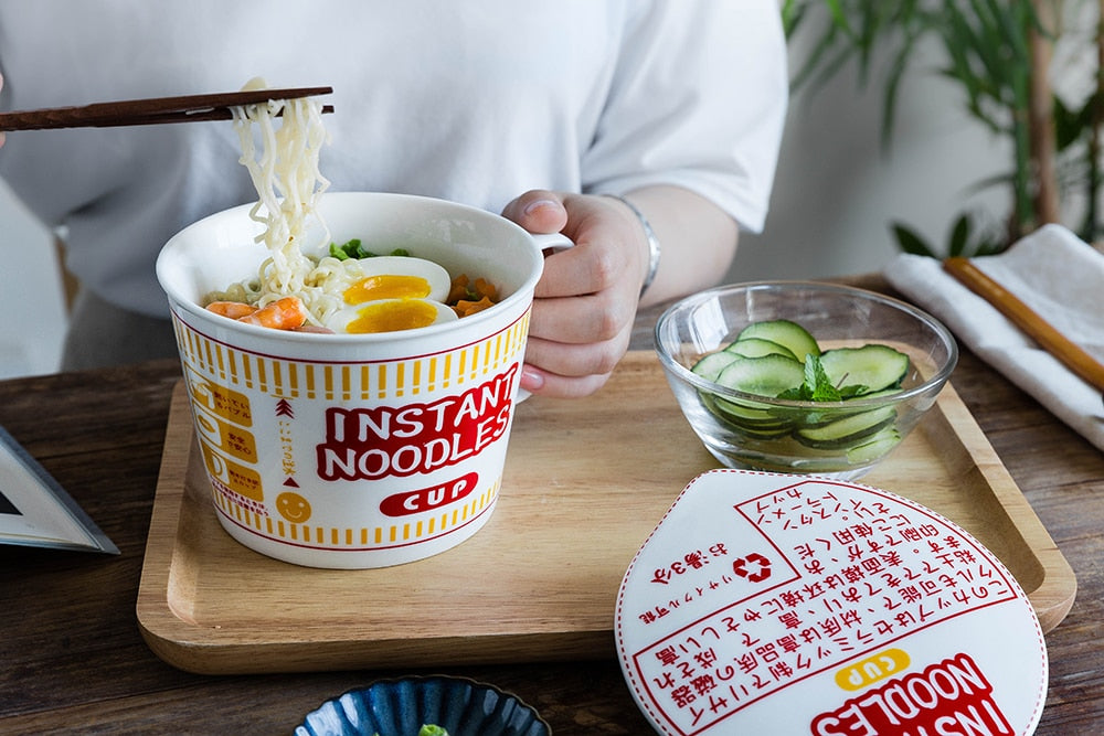 INSTANT NOODLES CUP & LID
