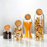 Load image into Gallery viewer, CORK BALL CLEAR STORAGE JARS
