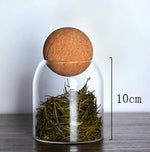Load image into Gallery viewer, CORK BALL CLEAR STORAGE JARS
