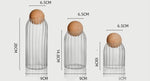 Load image into Gallery viewer, CORK BALL LINEAR STORAGE JARS
