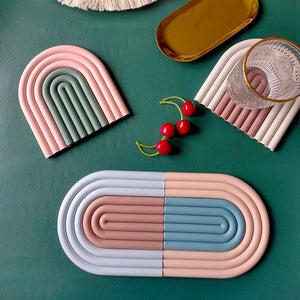 2PC ARCH SILICONE MAT