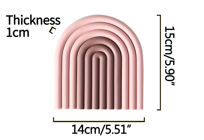 2PC ARCH SILICONE MAT