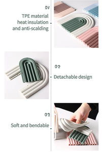 2PC ARCH SILICONE MAT