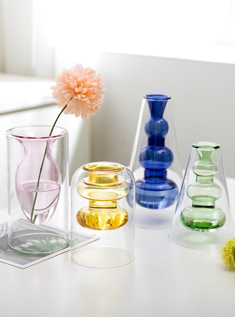 DOUBLE WALLED VASE – Ricca Casa