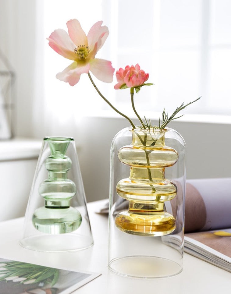 DOUBLE WALLED VASE – Ricca Casa