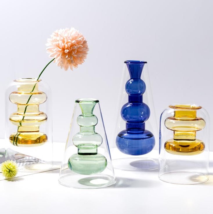 DOUBLE WALLED VASE – Ricca Casa