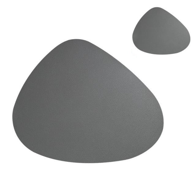 PU LEATHER PLACEMAT & COASTER SET