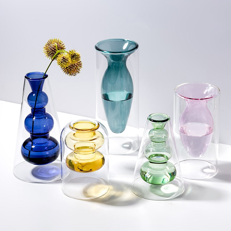 DOUBLE WALLED VASE – Ricca Casa