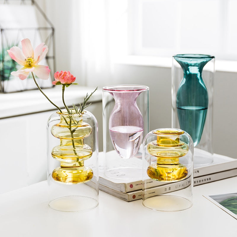 DOUBLE WALLED VASE – Ricca Casa