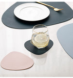 Load image into Gallery viewer, PU LEATHER PLACEMAT &amp; COASTER SET
