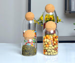 Load image into Gallery viewer, CORK BALL CLEAR STORAGE JARS
