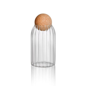 CORK BALL LINEAR STORAGE JARS