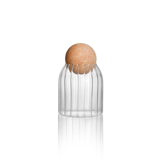 CORK BALL LINEAR STORAGE JARS