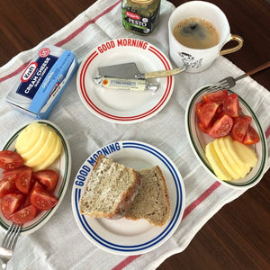GOOD MORNING CERAMIC PLATE