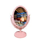 Load image into Gallery viewer, OVAL VINTAGE MAKEUP MIRROR
