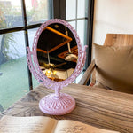Load image into Gallery viewer, OVAL VINTAGE MAKEUP MIRROR
